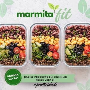 Marmita fit, comida saudável, comida saudável no gama