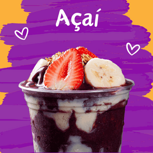 Pedir açaí no gama